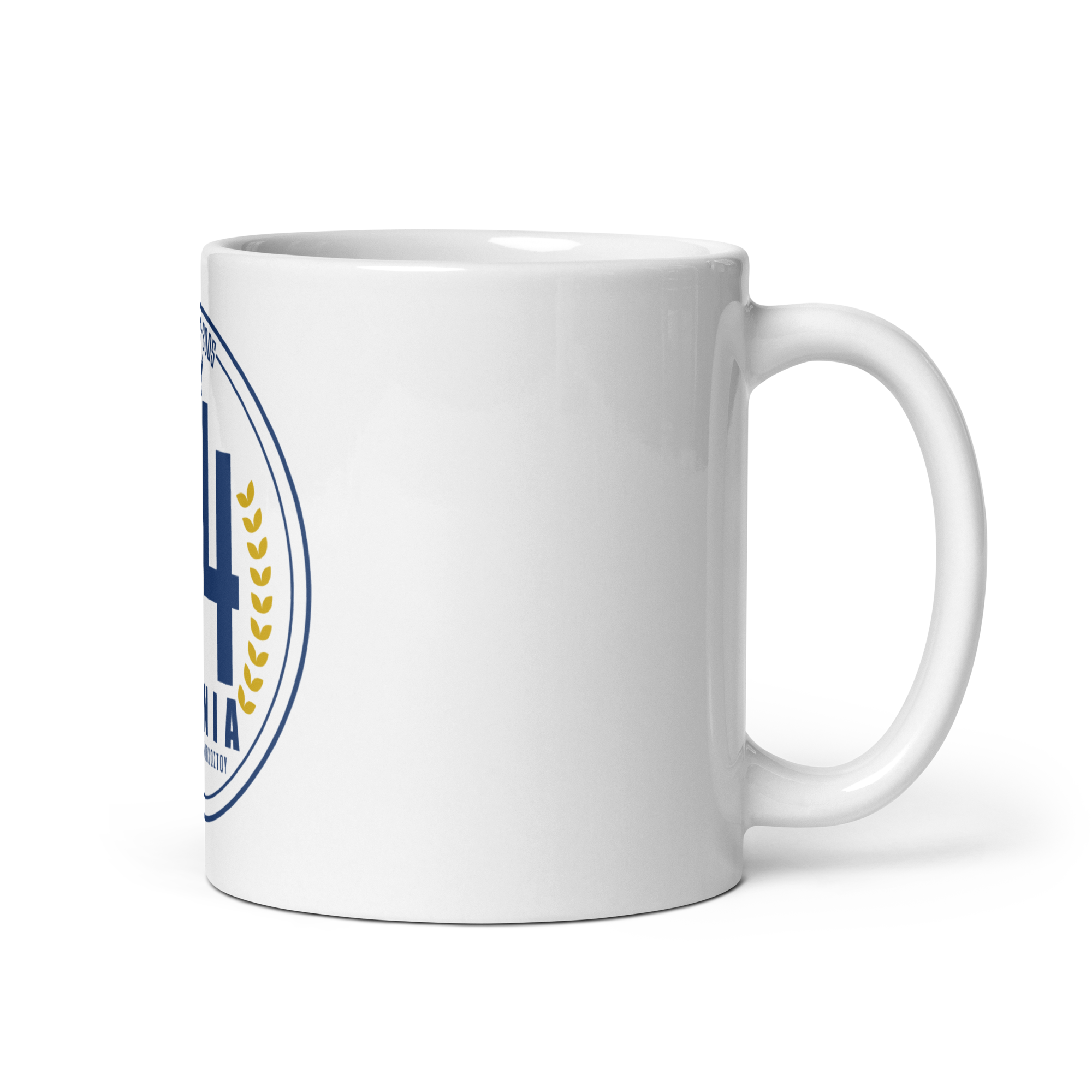 114 Years - White glossy mug - Image 2